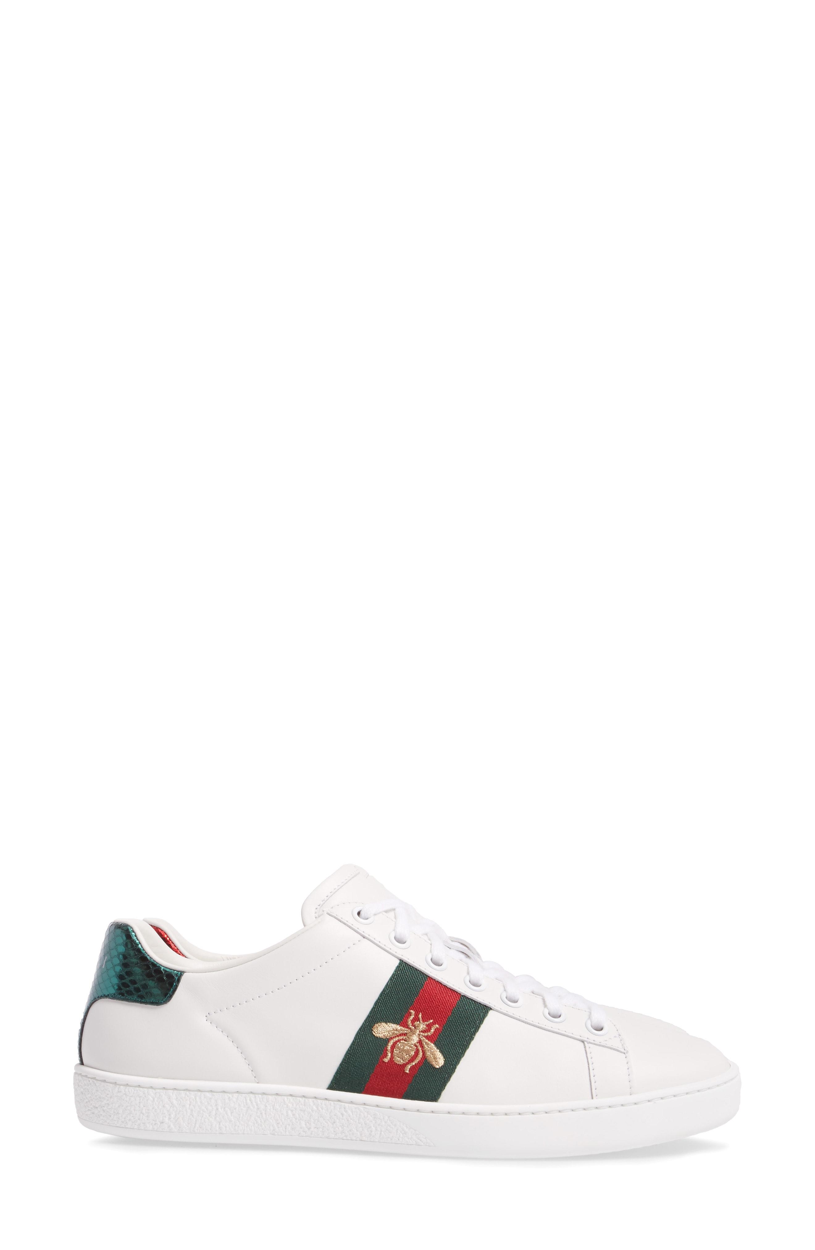 gucci honey bee sneakers