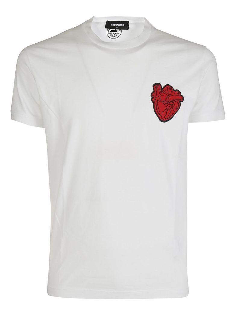 dsquared heart t shirt