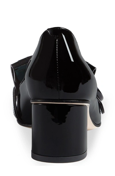 Shop Gucci Tonal Gg Marmont Pump In Black Patent