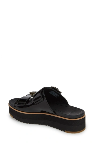 Ugg Cammie Platform Slide Sandal In Black | ModeSens