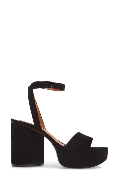 Shop Robert Clergerie Vionica Platform Ankle Strap Sandal In Black