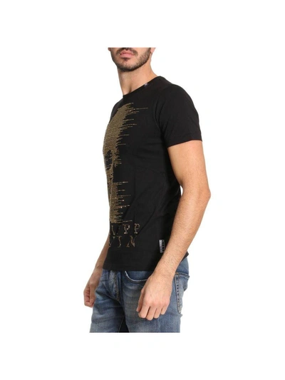 Shop Philipp Plein T-shirt T-shirt Men  In Gold
