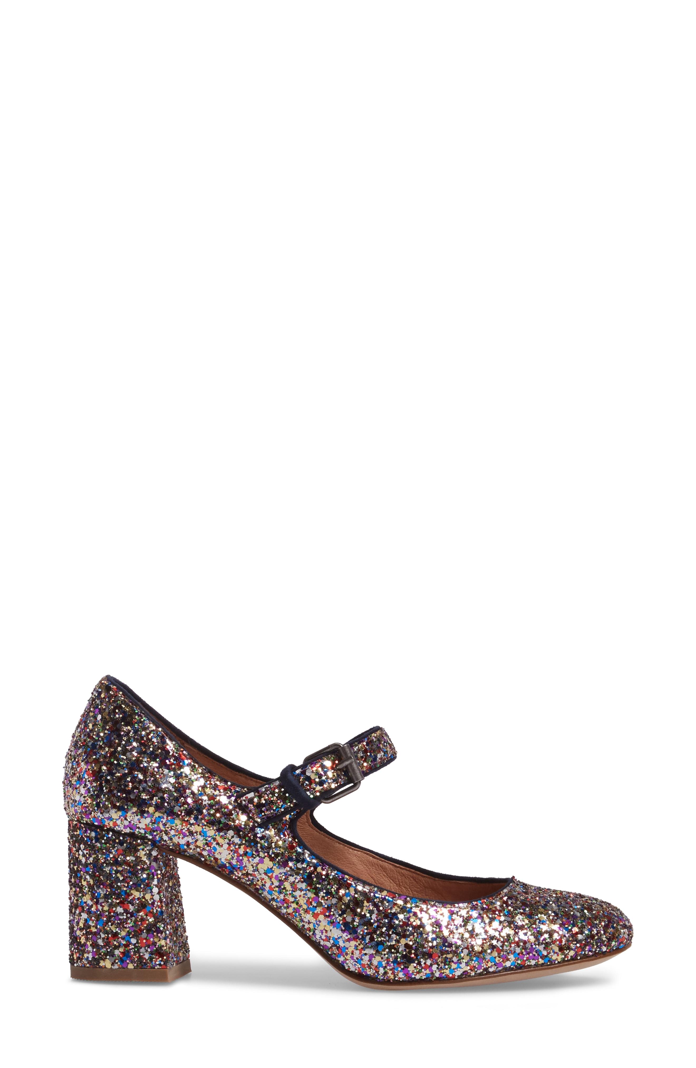 madewell glitter mary janes