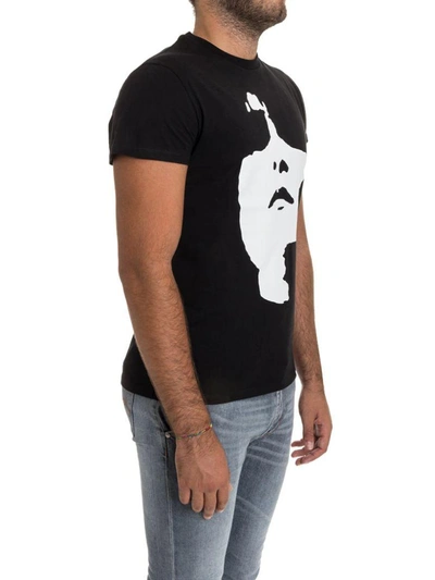 Shop Neil Barrett Cotton T-shirt In Black - White