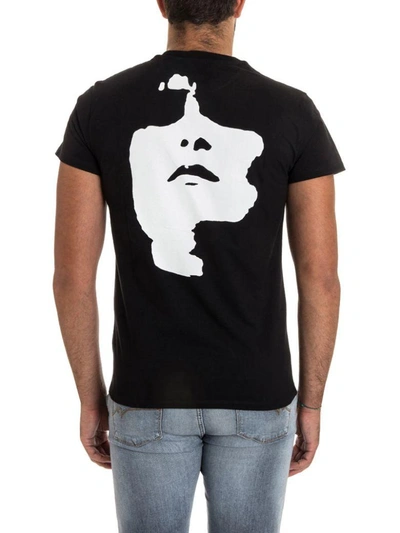 Shop Neil Barrett Cotton T-shirt In Black - White