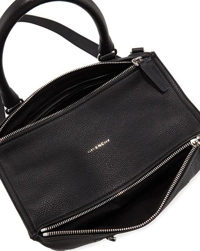 Shop Givenchy Pandora Medium Sugar Satchel Bag In Black