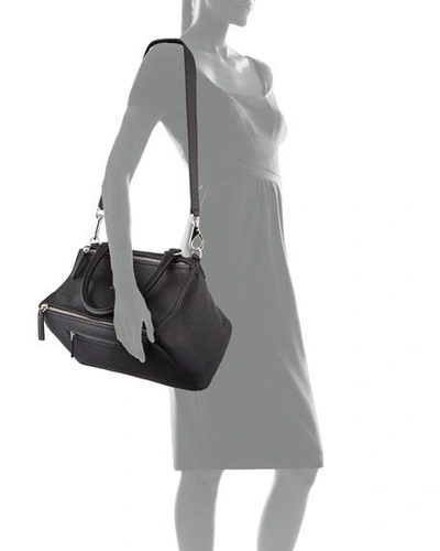 Shop Givenchy Pandora Medium Sugar Satchel Bag In Black