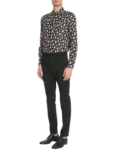 Shop Marni Cotton Shirt In Nero