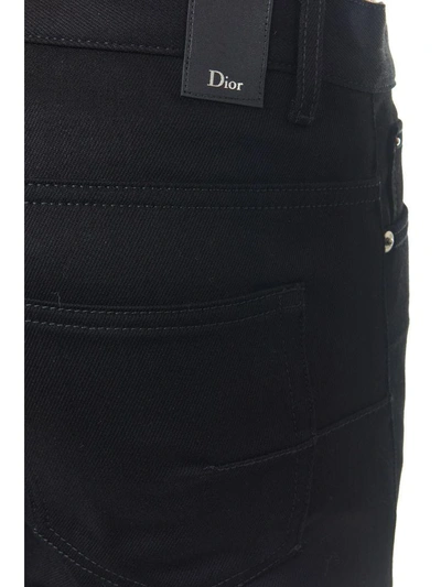 Shop Dior Black Denim Classic Jeans