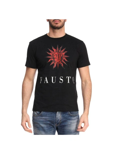 Shop Fausto Puglisi T-shirt T-shirt Men  In Black