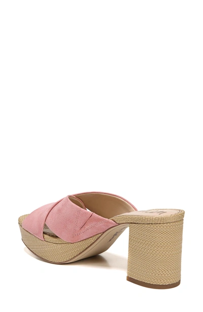 Shop Sam Edelman Jayne Sandal In Pink Lemonade Suede