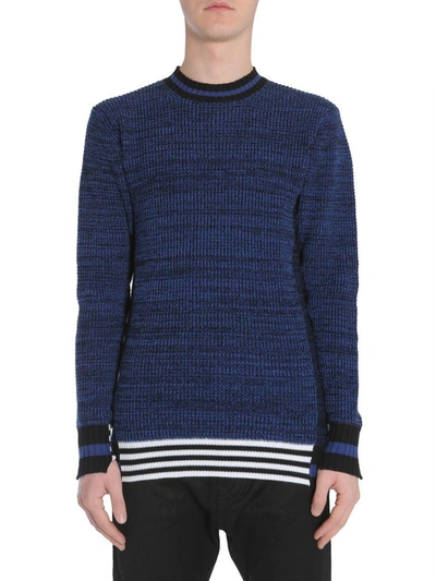 Shop Diesel Black Gold Kollay Sweater In Blue