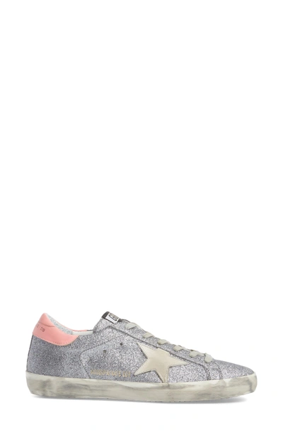 Shop Golden Goose Superstar Low Top Sneaker In Gunmetal/ White