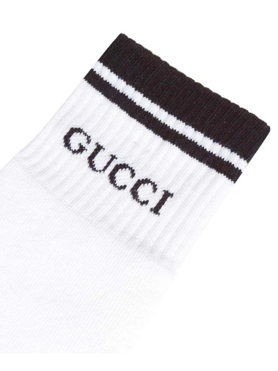 Shop Gucci Socks In Bianco