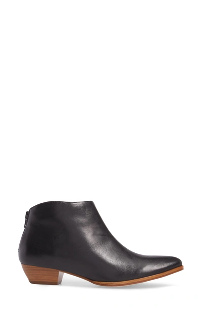 Shop Matisse Aida Low Bootie In Black Leather
