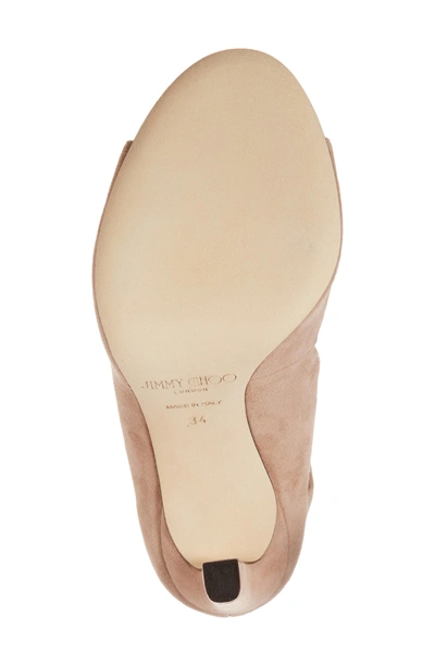 Shop Jimmy Choo Blake Lace-up Sandal In Ballet Pink