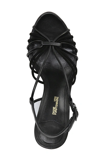 Shop Diane Von Furstenberg Milena Slingback Sandal In Black