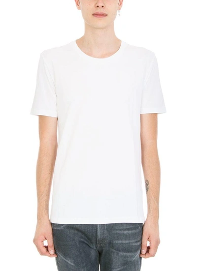 Shop Maison Margiela Basic T-shirt In White