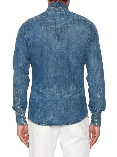 Shop Dolce & Gabbana Shirt In Blue