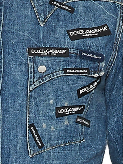Shop Dolce & Gabbana Shirt In Blue