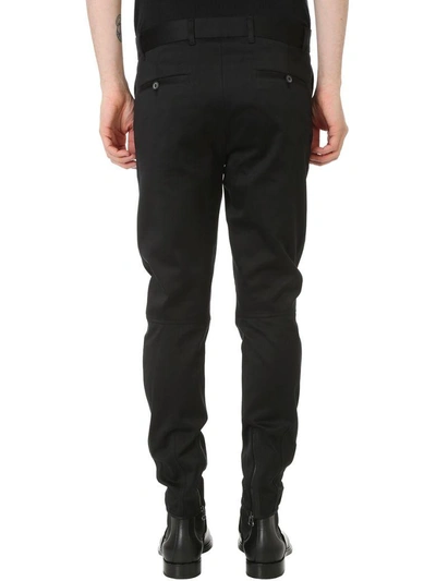 Shop Lanvin Black Cotton Pants