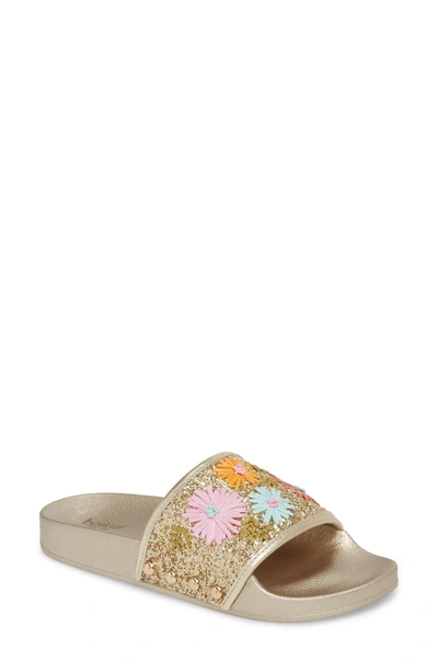 Shop Botkier Daisy Slide Sandal In Pastel Floral Print
