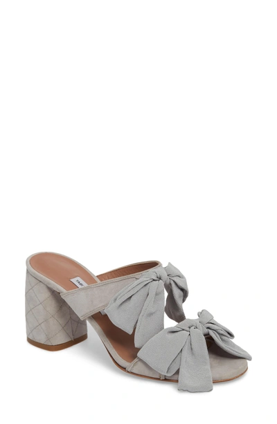 Shop Tabitha Simmons Barbi Bow Sandal In Grey