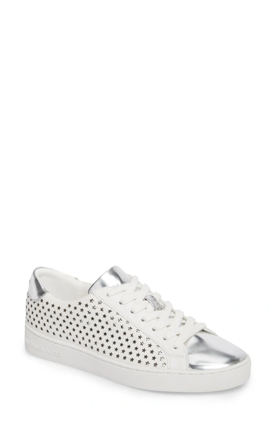 Shop Michael Michael Kors Irving Sneaker In Optic White
