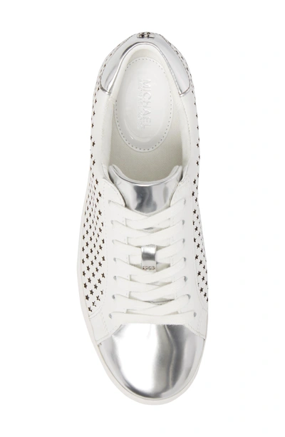 Shop Michael Michael Kors Irving Sneaker In Optic White