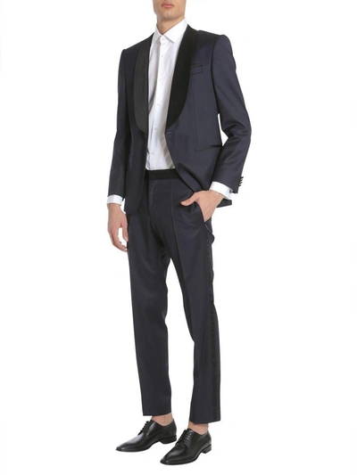 Shop Hugo Boss Herwyn/gewon Suit In Blu