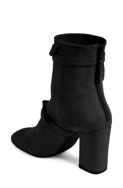 Shop Alexandre Birman Lorraine Tie Bootie In Black