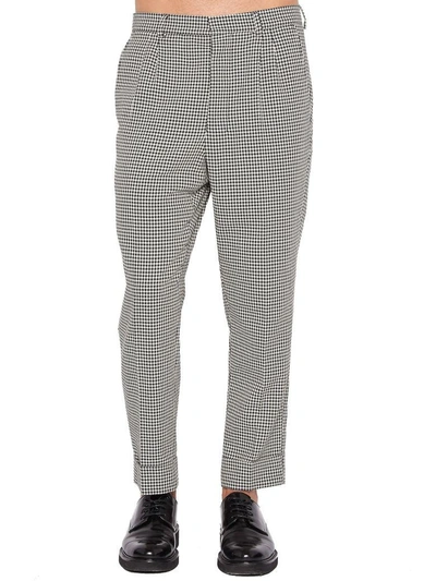 Shop Ami Alexandre Mattiussi Trousers In Black&white 