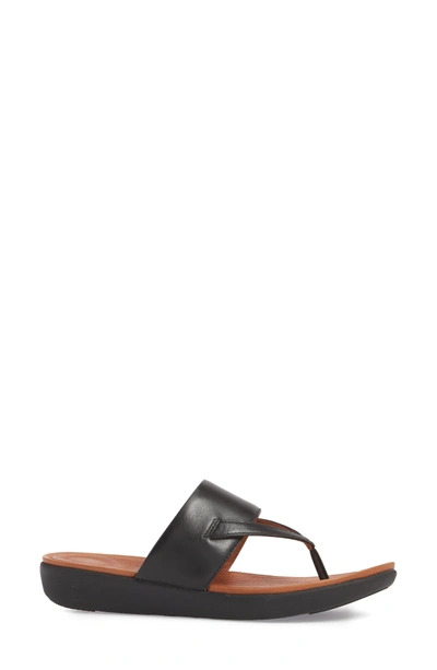 Shop Fitflop Delta Sandal In Black Leather