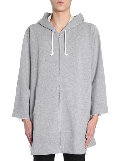 Shop Comme Des Garçons Shirt Hooded Sweatshirt In Grigio