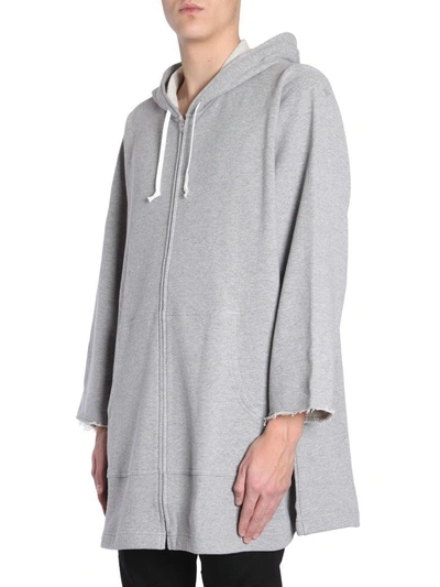 Shop Comme Des Garçons Shirt Hooded Sweatshirt In Grigio