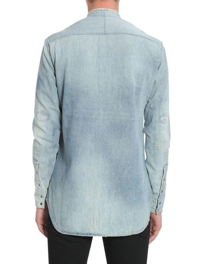 Shop Balmain Denim Shirt