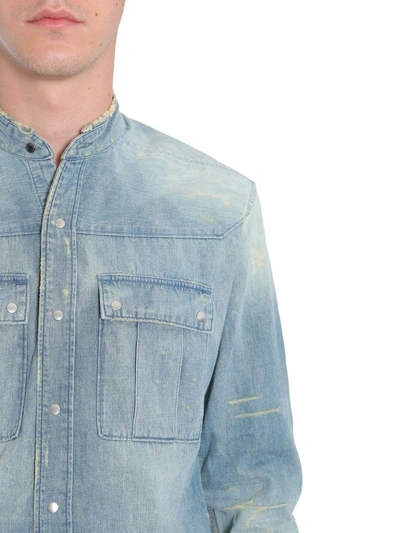 Shop Balmain Denim Shirt