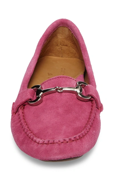 Shop Patricia Green 'carrie' Loafer In Hot Pink Suede