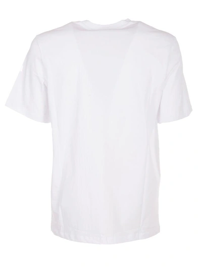 Shop Msgm Branded T-shirt In White