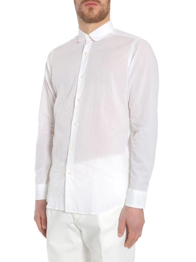 Shop The Gigi Cotton Poplin Shirt In Bianco