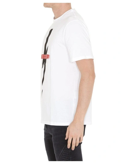Shop Neil Barrett Printed T-shirt In White