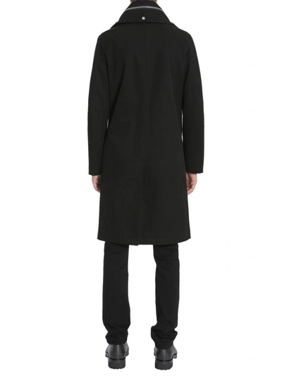 Shop Givenchy Long Coat In Nero