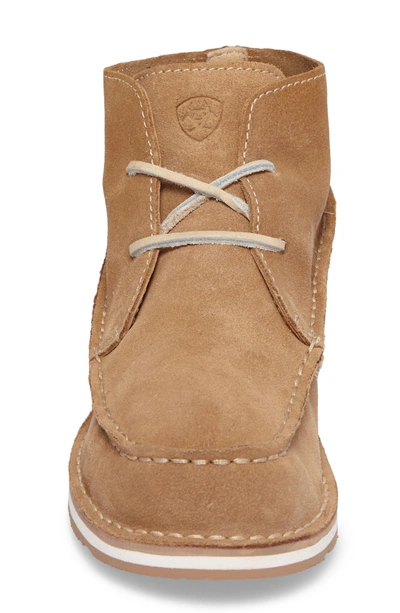 Shop Ariat Cruiser Chukka Boot In Lace Dirty Taupe Suede