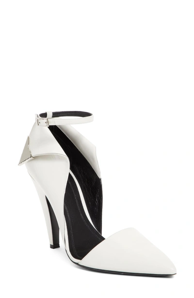 Shop Calvin Klein 205w39nyc Kadence Ankle Strap Pump In White