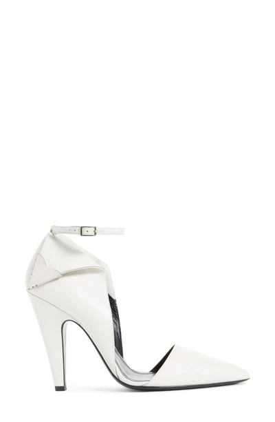 Shop Calvin Klein 205w39nyc Kadence Ankle Strap Pump In White