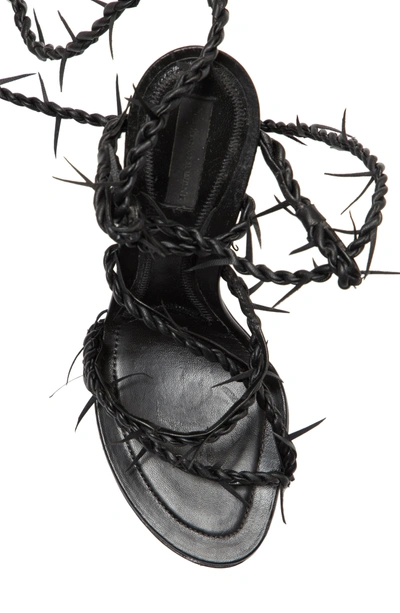Shop Alexander Wang Lexie Cabel Wire Sandal In Black