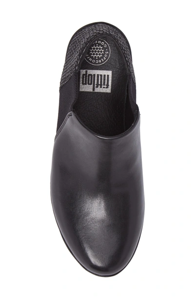 Shop Fitflop Superchelsea(tm) Slip-on Sneaker In Black/ Black Snake Print
