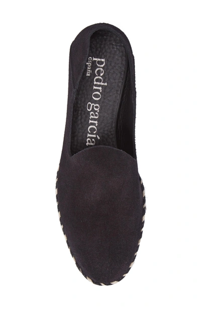 Shop Pedro Garcia Yuli Convertible Woven Loafer In Black