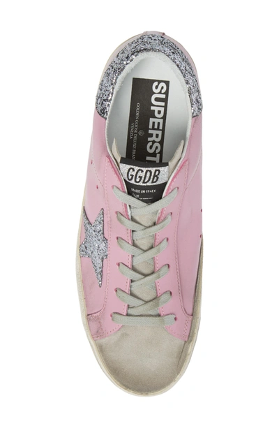 Shop Golden Goose Superstar Low Top Sneaker In Pink/ Grey