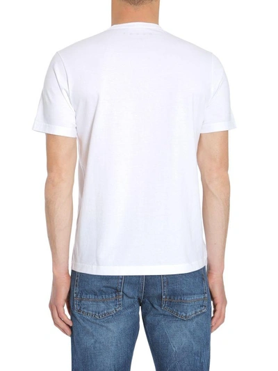 Shop Marni Round Collar T-shirt In Bianco